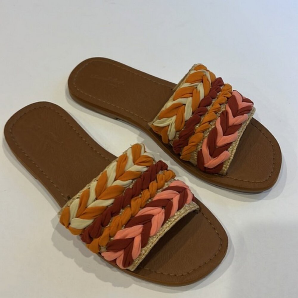 Universal Thread Women's Eve Square Toe Raffia Na… - image 2